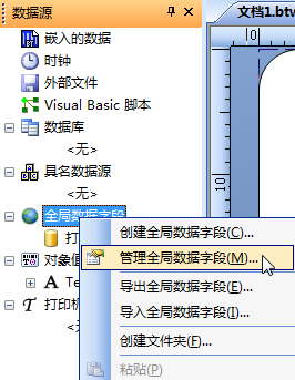 條碼編輯軟件BarTender全局?jǐn)?shù)據(jù)字段